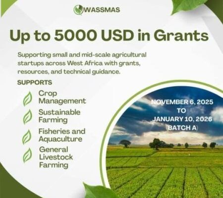 WASSMAS 5000 USD Agricultural Grants 2026 Apply Now